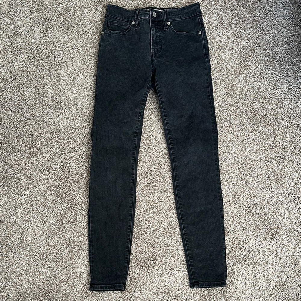 Madewell high rise size 26 Black Skinny Jeans